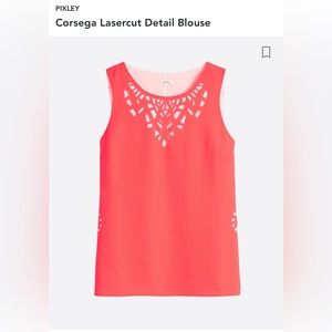 Pixley Corsega Lasercut Detail Blouse